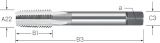 Slika SVEDER NAV.STROJNI DIN40432/40430/C PG21-16 HSS-E-V3 - ravni