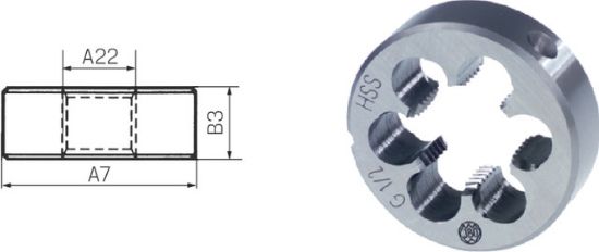 REZILO NAVOJNO G1/8" HSS