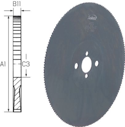 Slika Metallkreissägeblatt HSS HZ 180Z  400x3,50x50 REKORD