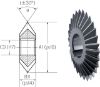 Prismenfräser HSS DIN 847/N 45°  50,00 PREMUS