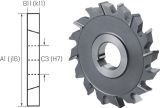 Slika REZKAR KRIŽNI DIN885A D100x12,0x32mm Z14 HSS/Co      