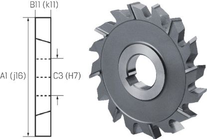 Slika REZKAR KRIŽNI DIN885A D100x12,0x32mm Z14 HSS/Co      