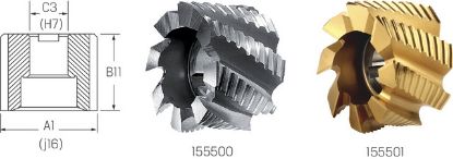 Slika Walzenstirnfräser HSS-Co DIN1880/NF  40x32x16 PREMUS