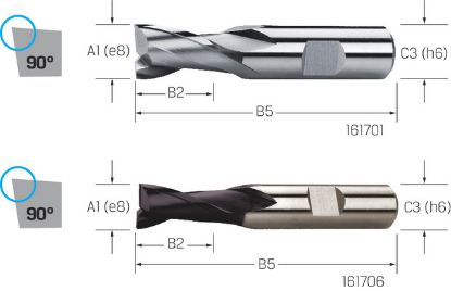 Slika REZKAR PALIČNI DIN327/N D20,0mm Z=2 HSS-Co TiAlN
