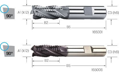 Slika Schaftfräser HSS-Co DIN 844/NF 4-L 10,00 PREMUS
