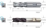 Slika REZKAR PALIČNI KOSMAČILNI DIN844/HR D8,0mm Z=4 HSS-Co