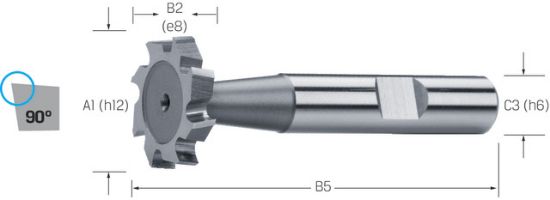 REZKAR UTORNI DIN850D D7,50x2,0 Z=6 HSS/Co
