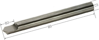 Slika Gravierstichel VHM K10 rund/B 100 Grad        4x 50 PRETEC