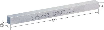 Slika Drehling EW9 Co10 vierkant DIN 4964/B  10x10x 63 PRETEC