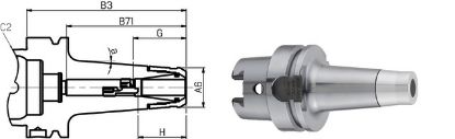 Slika Spannfutter CentroP kon. lang ISO12164-1 A 63xCP16   FAHRION
