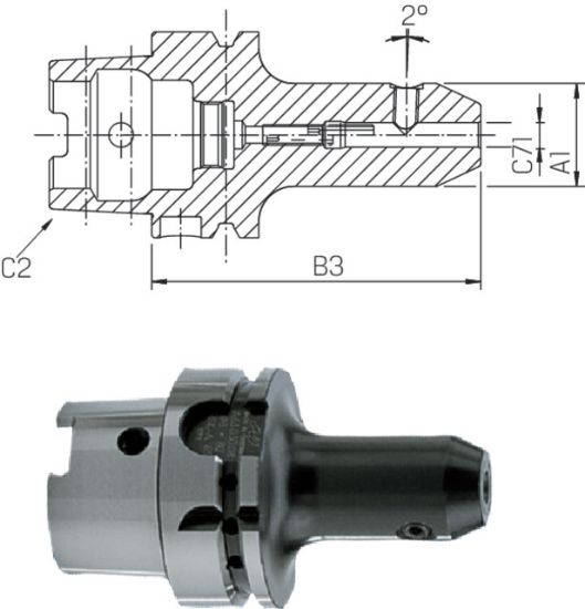 W.-Notch-Spannfutter kurz ISO12164-1      A 63x06 PREMUS