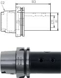 Slika Bohreraufnahme E1 kurz ISO12164-1      A100x50 PREMUS