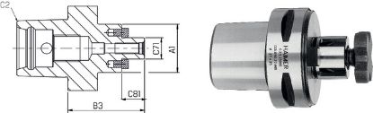 Slika Messerkopfaufnahme kurz ISO26623-1  C  6x32 HAIMER