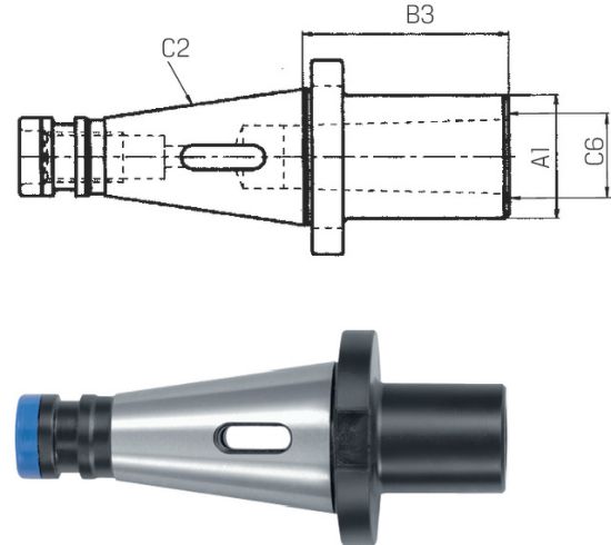 TRN VPENJALNI ZA SVEDER DIN2080 SK40xMK4