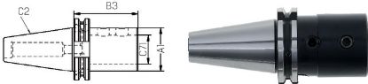 Slika Bohreraufnahme E1 kurz ISO 7388-1 AD/AF  50x20 PREMUS