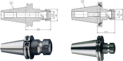 Slika Spannzangenfutter ER, lang ISO 7388-1 AD/AF  40x16 PREMUS