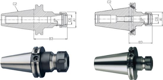 Spannzangenfutter ER, lang ISO 7388-1 AD/AF  40x16 PREMUS