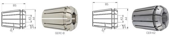 Spannzange GERC-8 Protect ISO15488-B    01,00mm  FAHRION