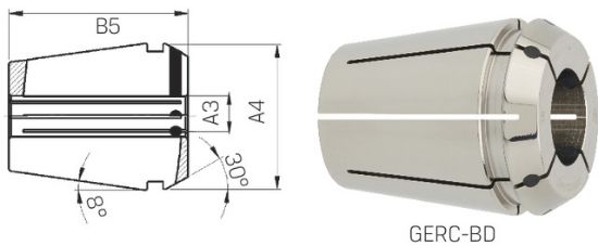 PUŠA VPENJALNA DIN15488-A Protect 4012E/GERC-11-BD D3,0-2,0mm 
