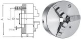 Slika Planspiralfutter-Dreibacken DIN55027 Stahl 125/4 PRETEC