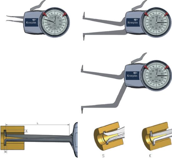 Schnelltaster Innen INTERTEST mechanisch, IP65   2,5-12,5 mm