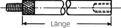 Slika Tasterverlängerung für Messuhr mit Anschlussgewinde M 2,5