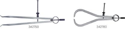 Slika Lochzirkel mit Feder 250mm Innentaster