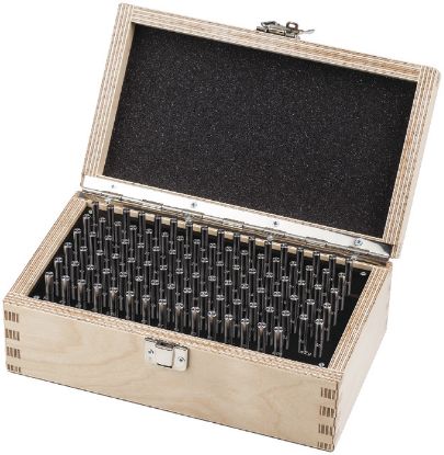 Slika VALJČKI KONTROLNI PRECIZNI v gar. 1-2/0,01mm, natančnosti 0,001mm (101 kos v gar