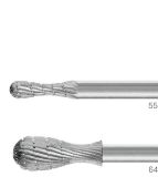 Slika Rotorfrässtift, Sonderform Sonderformen