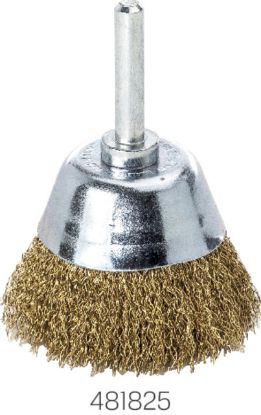Slika Flächenbürste, Schaft 6 mm Messingdraht 0,20 mm
