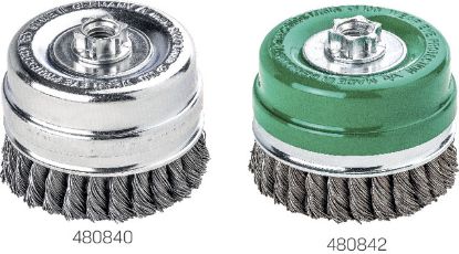 Slika ŠČETKA POSUKANA LONČASTA D80/0,5mm (M14x2,0)