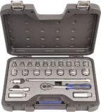 Slika KLJUČ NASADNI V GARNITURI 3/8" 6-22mm (23-delna gar.)