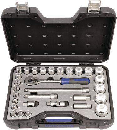 Slika KLJUČI NASADNI ŠESTKOTNI 1/2" 8-34mm v 30-delni gar. PROJAHN