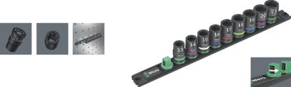 Slika IMPACT-Steckschlüsseleinsatz- Satz  1/2', 9-teilig -WERA-