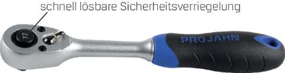 Slika 1/4' Umschaltknarre 72Z belastbar bis 78 Nm