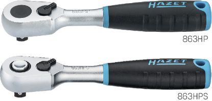 Slika Feinzahn-Umschaltknarre 1/4' 863HP, 90 Zähne - HAZET -