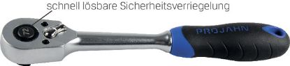 Slika 3/8' Umschaltknarre 72Z belastbar bis 245 Nm