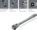 Slika Umschaltknarre 3/8' Zyklop Metal  - WERA -