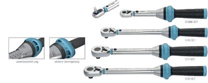 Slika KLJUČ MOMENTNI 3/8" 10-60Nm Typ:5110-3CT (Hazet)