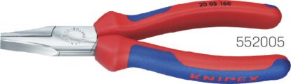 Slika KNIPEX-Flachzange, kurze Backe verchromter Kopf