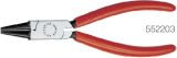 Slika KLEŠČE RAVNE OKROGLE 140mm ZA ELEKTRONIKE IN FINOMEHANIKE KNIPEX

