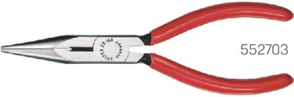 Slika KNIPEX-Flachrundzange, gerade mit Schneide, poliert