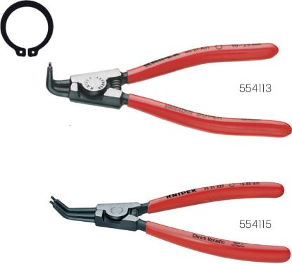 Slika KNIPEX-Sicherungsring-Zange für Außenringe, 45° gebogen