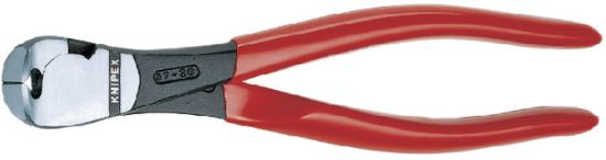 KNIPEX-Kraft-Vornschneider poliert.Kopf, Kunststoffgriffe