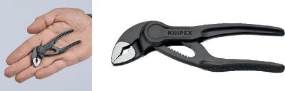 Slika Wasserpumpenzange Cobra XS, 100 mm, grau atramentiert