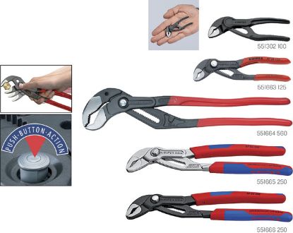 Slika KLEŠČE "PAPIGA" 400mm -  polirane "Cobra XL/XXL"        