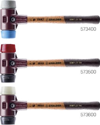 Slika SIMPLEX-Schonhammer kombi.,mit Gummikomp./Nylon (schw./weiss)