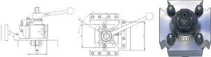 Slika Schnellwechselhalter 4-fach RD Gr.3,m.Bund und Feder PARAT
