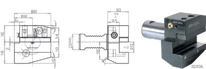 Slika Werkzeughalter R-L,kurz,IK DIN69880B2B3-50x25x44 PREMUS