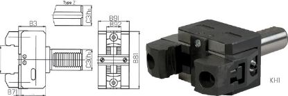 Slika Stangengreifer CNC DIN69880 VDI50 10-75 PRETEC